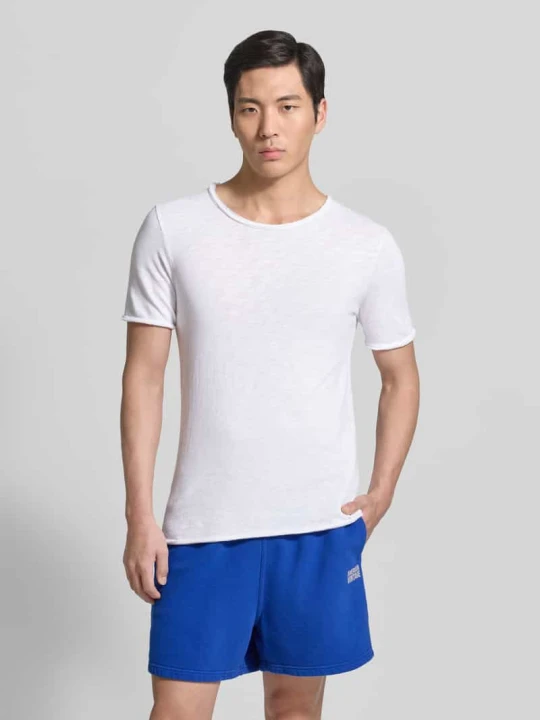 Zdjęcie produktu t-shirt o kroju slim fit z okrągłym dekoltem model 'Sonoma' American Vintage Biały