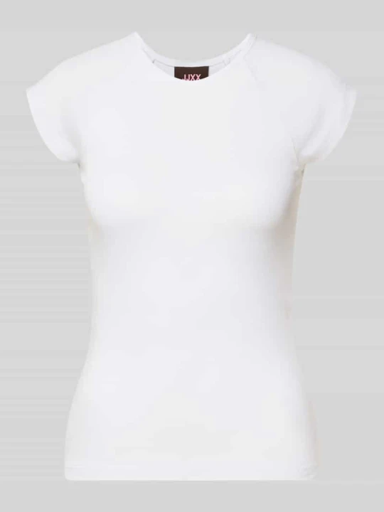 Zdjęcie produktu t-shirt o kroju slim fit z okrągłym dekoltem model 'Star' JJXX Biały