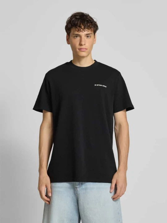 Zdjęcie produktu T-shirt o luźnym kroju z okrągłym dekoltem G-Star Raw Czarny