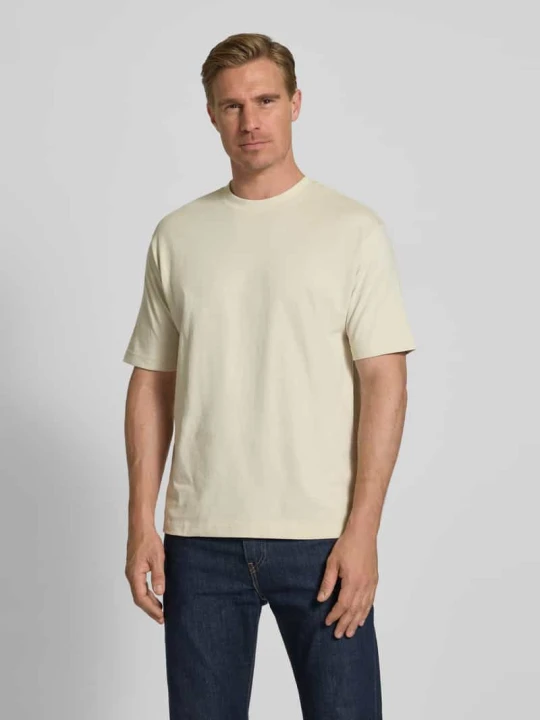 Zdjęcie produktu T-shirt o luźnym kroju z okrągłym dekoltem MCNEAL Piaskowy
