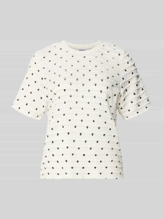 Zdjęcie produktu T-shirt o pudełkowym kroju z wzorem na całej powierzchni Jake*s Złamany biały