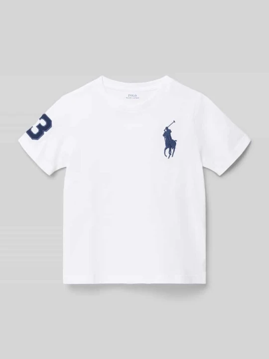 Zdjęcie produktu T-shirt o regularnym kroju z czystej bawełny Polo Ralph Lauren Biały