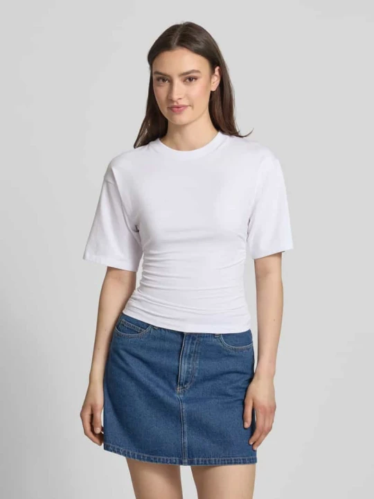 Zdjęcie produktu T-shirt o taliowanym kroju model 'ELORA' JJXX Biały