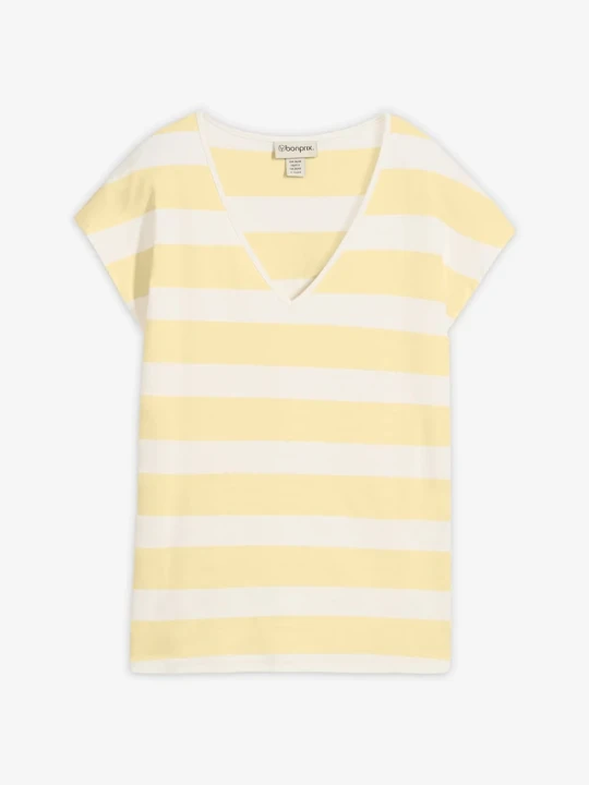 Zdjęcie produktu T-shirt oversize z czystej bawełny organicznej BonPrix biały