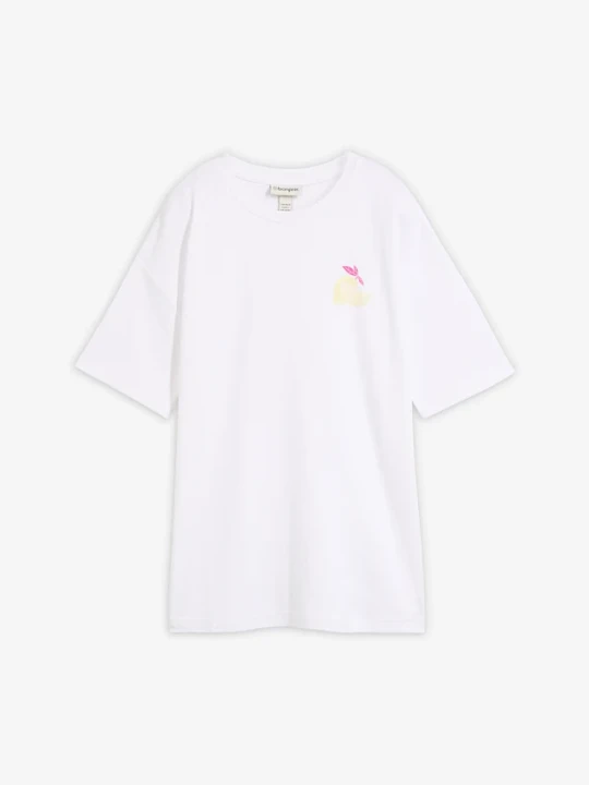 Zdjęcie produktu T-shirt oversize z czystej bawełny organicznej BonPrix biały
