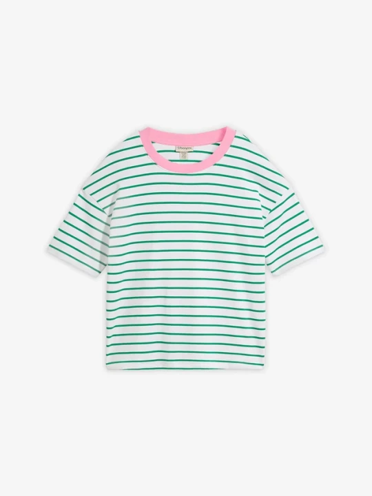 Zdjęcie produktu T-shirt oversize z grubej bawełny organicznej BonPrix biały