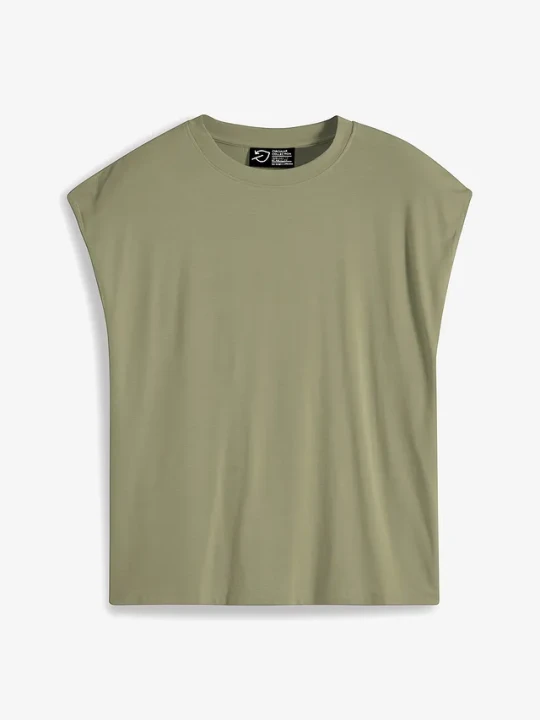 Zdjęcie produktu T-shirt oversize z miękkiej wiskozy BonPrix zielony