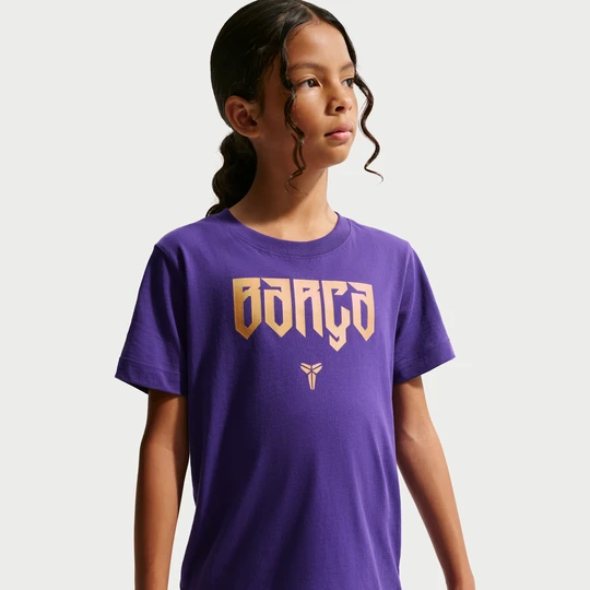 Zdjęcie produktu T-shirt piłkarski dla dużych dzieci Kobe FC Barcelona (wersja wyjazdowa) - Fiolet Nike