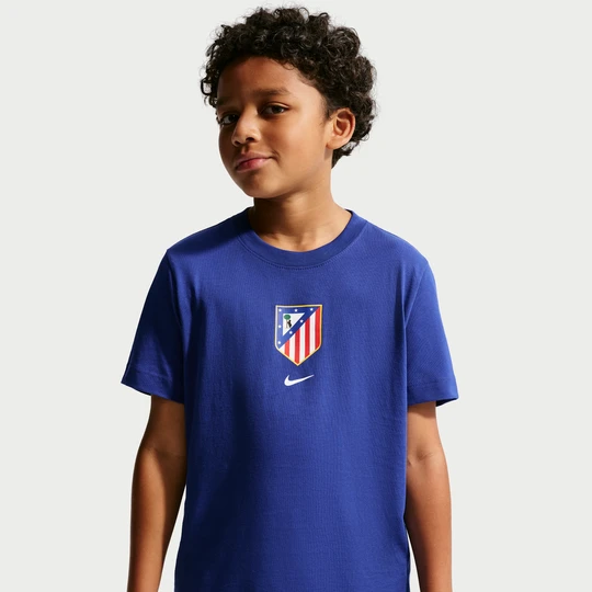 Zdjęcie produktu T-shirt piłkarski dla dużych dzieci Nike Atlético Madryt - Niebieski