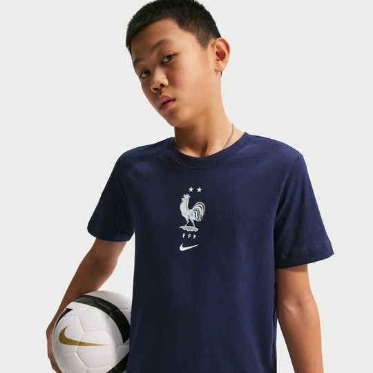 Zdjęcie produktu T-shirt piłkarski dla dużych dzieci Nike FFF - Niebieski
