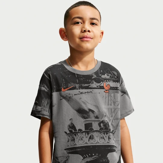 Zdjęcie produktu T-shirt piłkarski dla dużych dzieci Nike FFF - Szary
