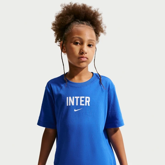 Zdjęcie produktu T-shirt piłkarski Nike dla dużych dzieci Inter Mediolan - Niebieski