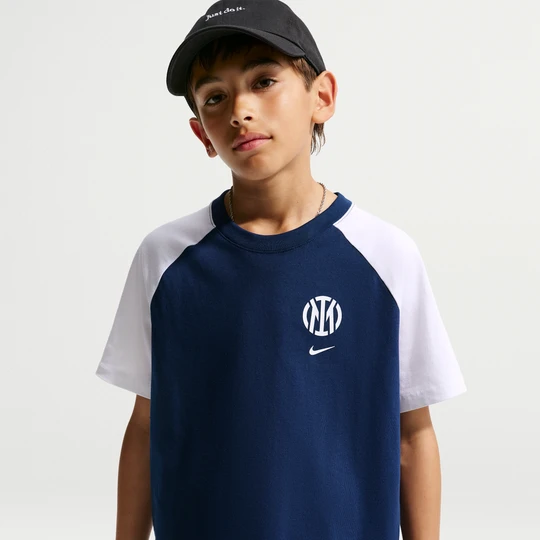 Zdjęcie produktu T-shirt piłkarski Nike dla dużych dzieci Inter Mediolan - Niebieski