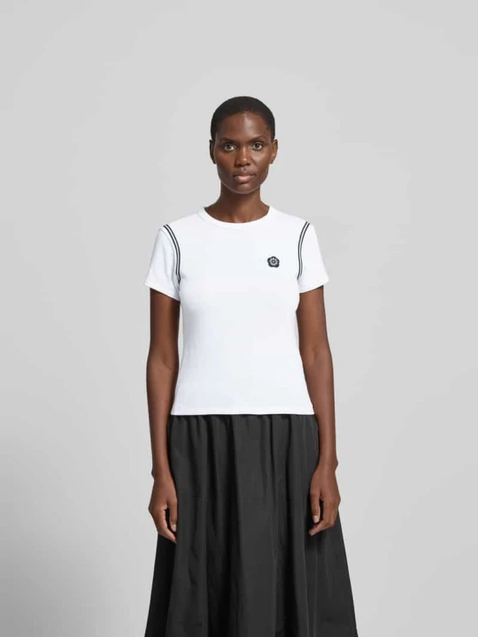 Zdjęcie produktu T-shirt Slim Fit z czystej bawełny Kenzo Biały