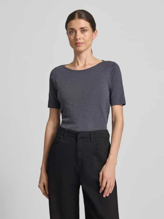 Zdjęcie produktu T-shirt Slim Fit z czystej bawełny Marc O'Polo Fioletowy