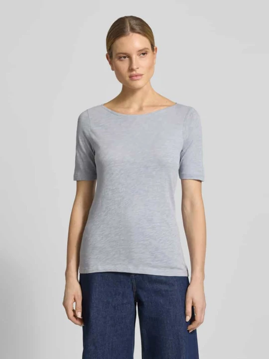 Zdjęcie produktu T-shirt Slim Fit z czystej bawełny Marc O'Polo Jasnoszary
