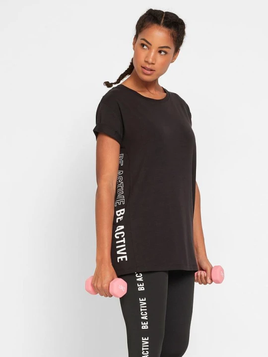 Zdjęcie produktu T-shirt sportowy BonPrix czarny