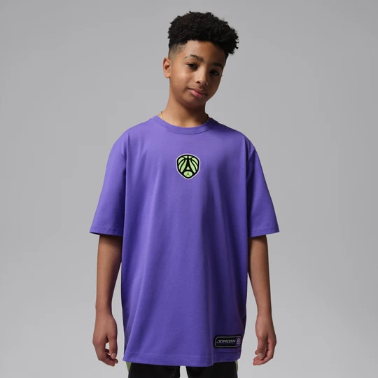 Zdjęcie produktu T-shirt sportowy dla dużych dzieci Jordan Quai 54 Dri-FIT Statement - Fiolet