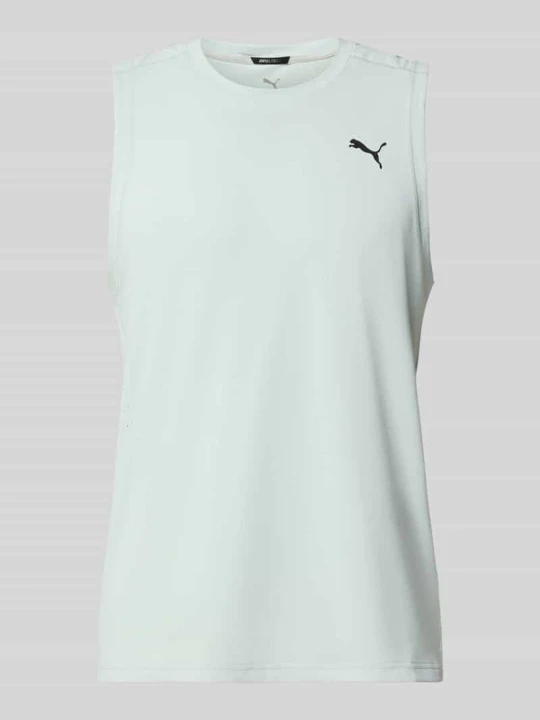 Zdjęcie produktu t-shirt sportowy o kroju regular fit z nadrukiem z logo model 'M PWRMODE' Puma Miętowy