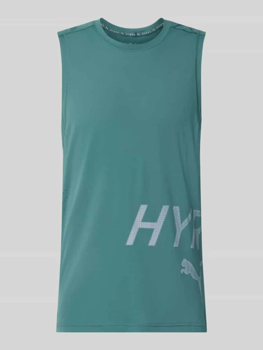 Zdjęcie produktu t-shirt sportowy o kroju regular fit z okrągłym dekoltem Puma Ciemnozielony