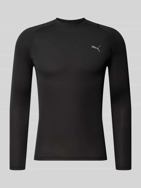 Zdjęcie produktu t-shirt sportowy o kroju slim fit z nadruk z logo model 'PWRMODE' Puma Czarny