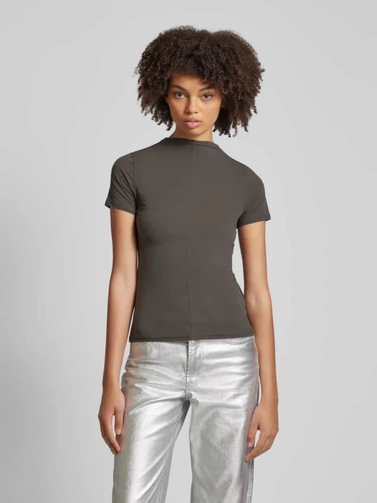 Zdjęcie produktu T-shirt w jednolitym kolorze model ‘Jen’ Weekday