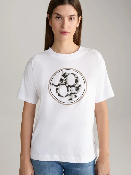 Zdjęcie produktu T-shirt w kolorze białym JOOP!