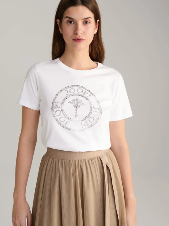Zdjęcie produktu T-shirt w kolorze białym JOOP!