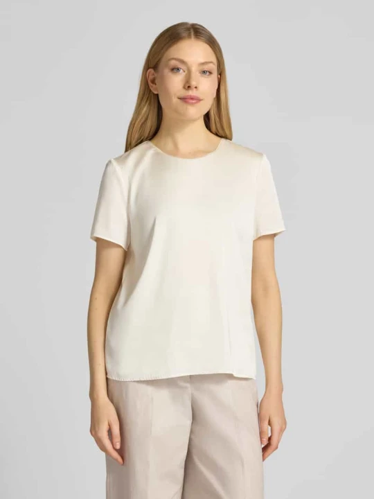 Zdjęcie produktu T-shirt w kroju regular fit z okrągłym dekoltem Christian Berg Écru