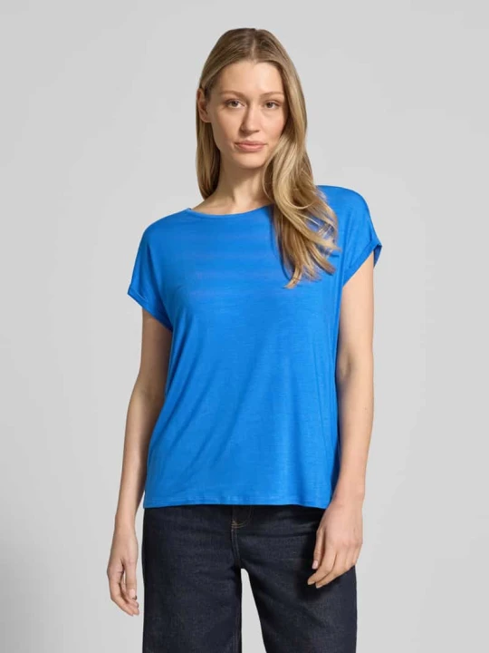 Zdjęcie produktu T-shirt w kroju relaxed fit z mieszanki lyocellu Model 'AVA' Vero Moda Królewski niebieski
