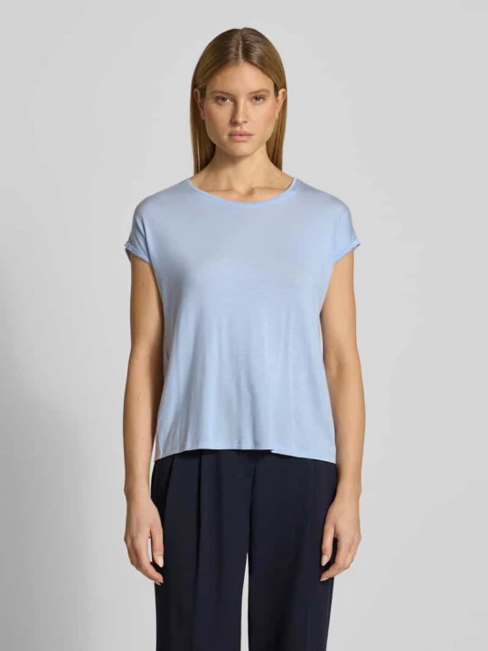 Zdjęcie produktu T-shirt w kroju relaxed fit z mieszanki lyocellu Model 'AVA' Vero Moda Jasnoniebieski