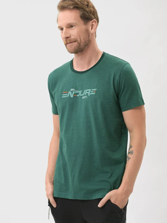 Zdjęcie produktu T-shirt w sportowym stylu T-ENDE Volcano Zielony