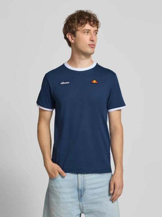 Zdjęcie produktu t-shirt w stylu retro model 'RINGETTO' Ellesse Ciemnoniebieski