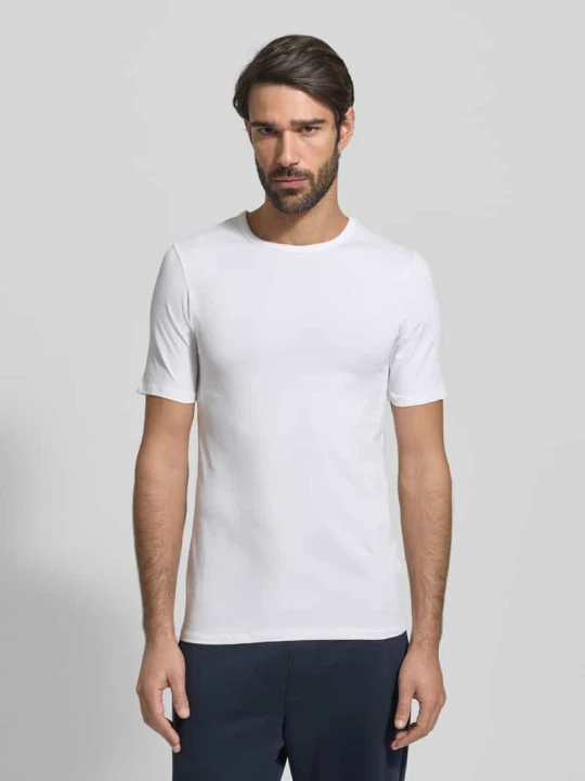 Zdjęcie produktu T-shirt z okrągłym dekoltem w Zestaw 2 szt. MCNEAL Biały