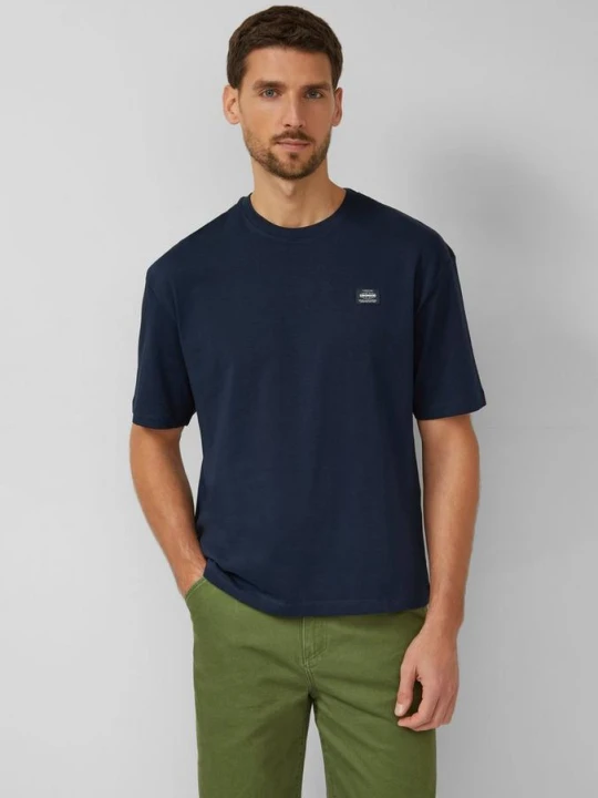 Zdjęcie produktu T-shirt wykonany z grubego dżerseju o nowoczesnym kroju s.Oliver niebieski