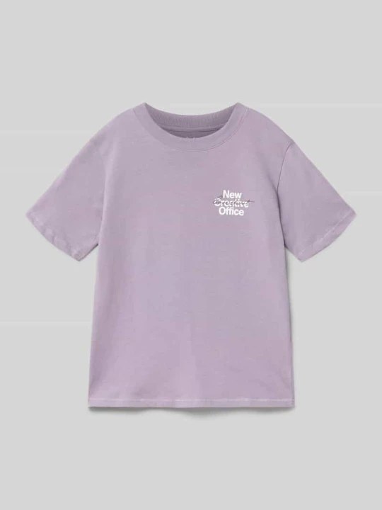 Zdjęcie produktu T-shirt z Bawełna Jack&Jones Jasnośliwkowy