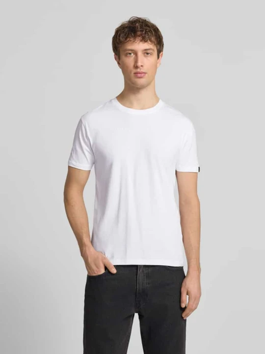 Zdjęcie produktu t-shirt z bawełny Alpha Industries Biały
