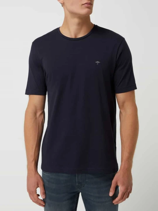 Zdjęcie produktu T-shirt z nadrukiem z logo FYNCH-HATTON Granatowy