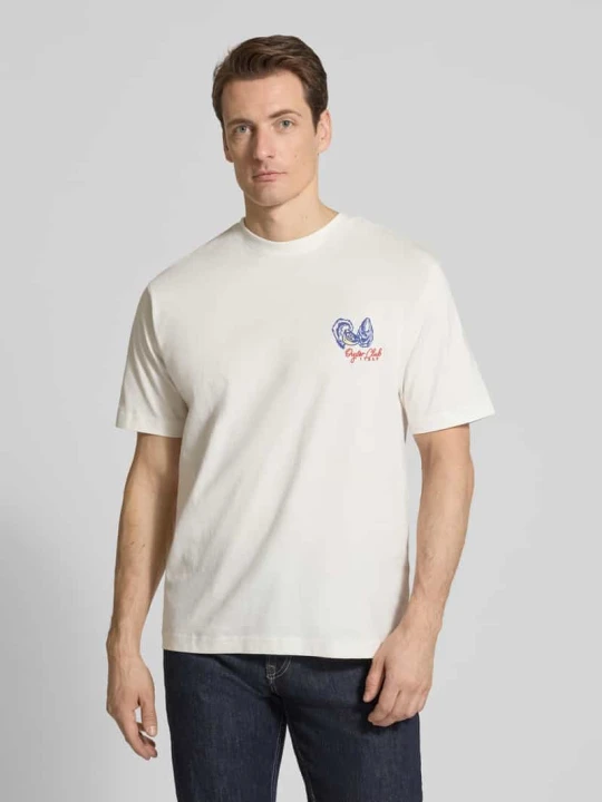 Zdjęcie produktu T-shirt z bawełny MCNEAL Écru