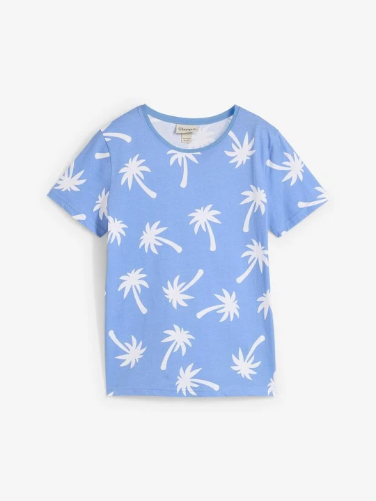 Zdjęcie produktu T-shirt z bawełny organicznej BonPrix niebieski