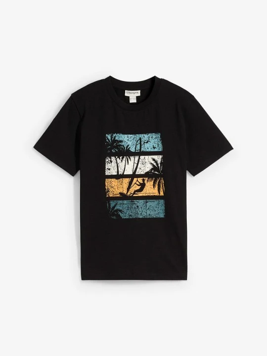 Zdjęcie produktu T-shirt z bawełny organicznej BonPrix czarny