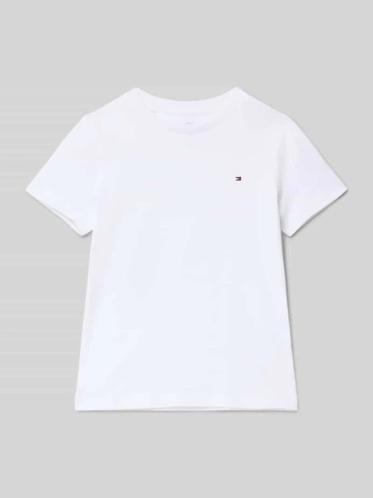 Zdjęcie produktu T-shirt z czystej bawełny ekologicznej Tommy Hilfiger Biały
