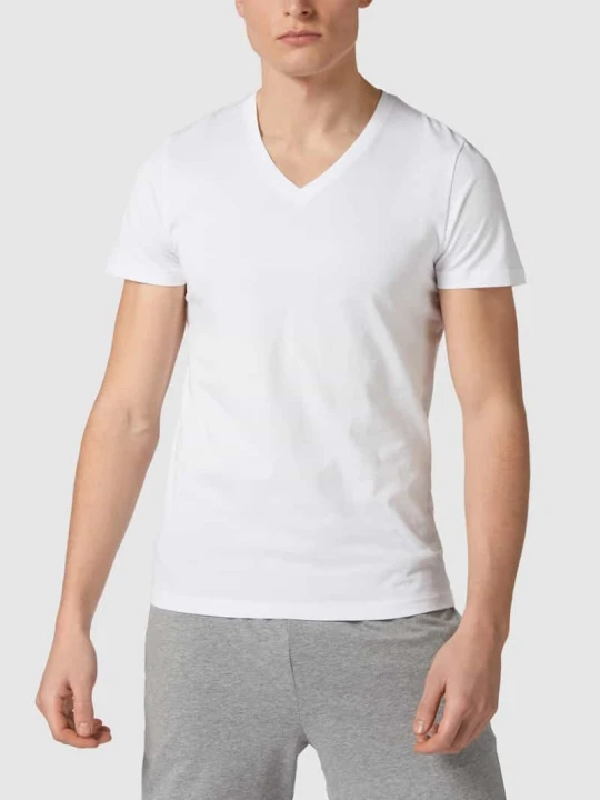 Zdjęcie produktu T-shirt z bawełny w zestawie 2 szt. MCNEAL Biały