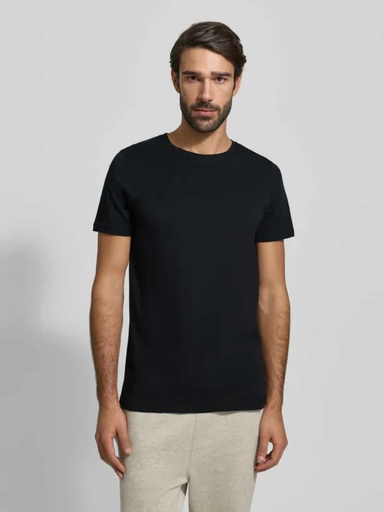 Zdjęcie produktu T-shirt z bawełny w zestawie 2 szt. MCNEAL Czarny
