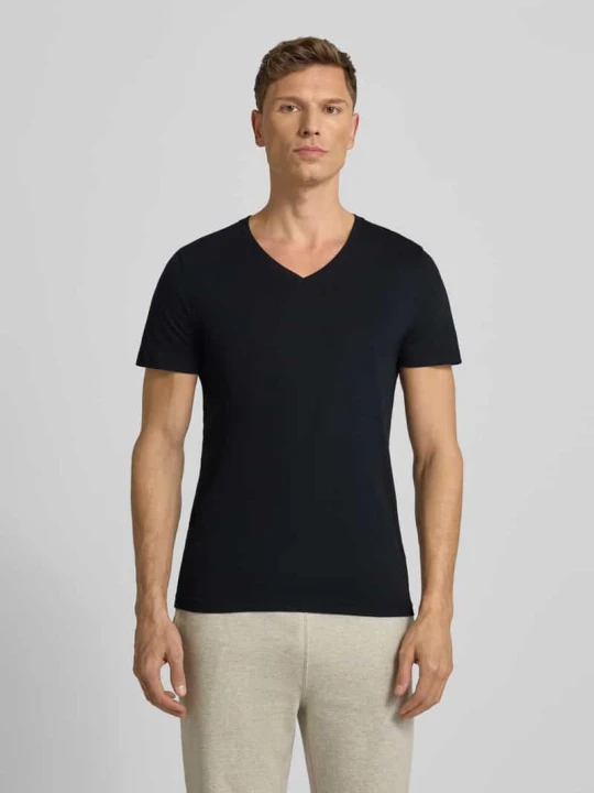 Zdjęcie produktu T-shirt z bawełny w zestawie 2 szt. MCNEAL Czarny