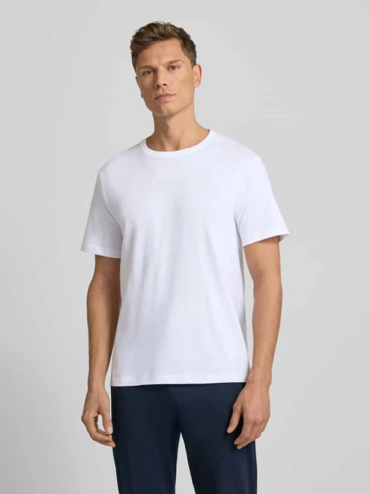 Zdjęcie produktu T-shirt z bawełny w zestawie 2 szt. Tom Tailor Biały