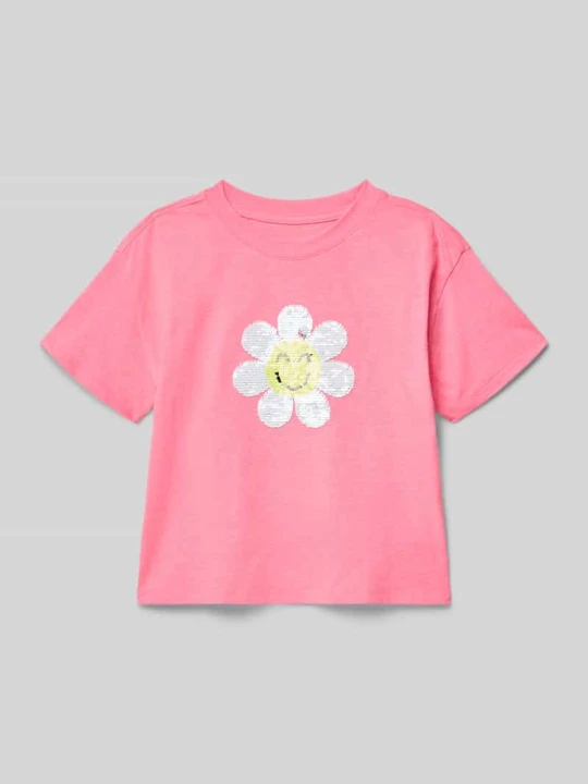 Zdjęcie produktu t-shirt z cekinowym obszyciem GAP