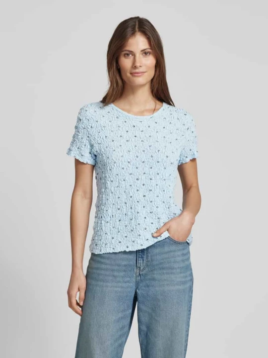 Zdjęcie produktu T-shirt o kroju slim fit z okrągłym dekoltem Jake*s Błękitny