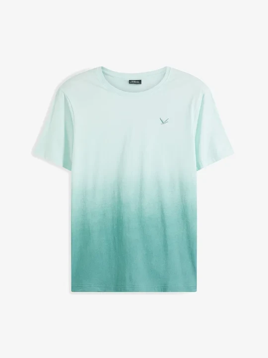Zdjęcie produktu T-shirt z czystej bawełny BonPrix zielony