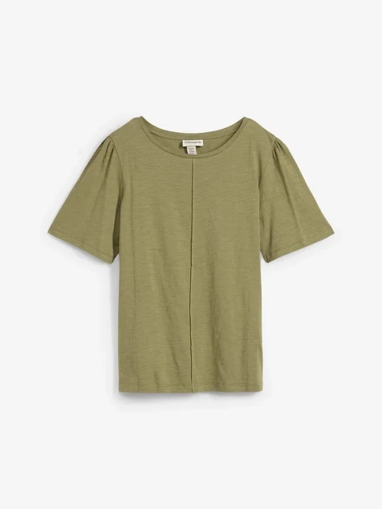 Zdjęcie produktu T-shirt z czystej bawełny BonPrix zielony